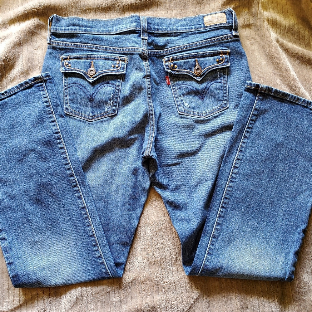 *EUC* Levis 515 Boot Cut Flap Pocket Jeans